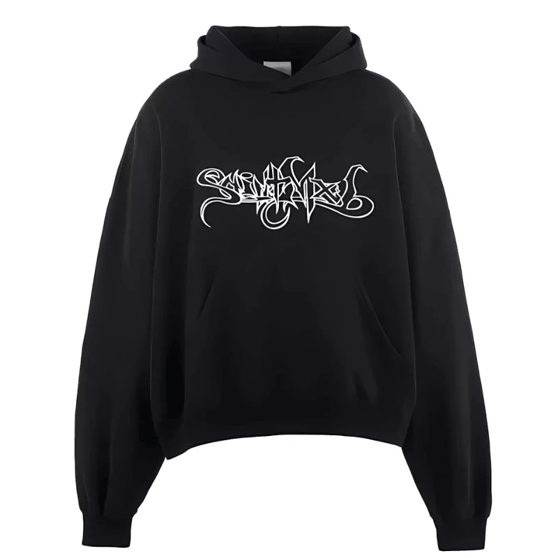 Black Saint Michaels MX6 Hoodie – Saint Michael Clothing