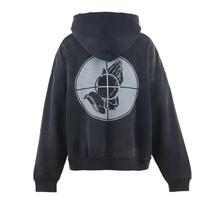 Black Fear of God x Saint Mxxxxxx Hoodie
