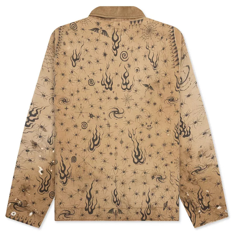 Saint Michael Saint Michael X Dr. Woo Mx6 Detroit Jacket – Beige