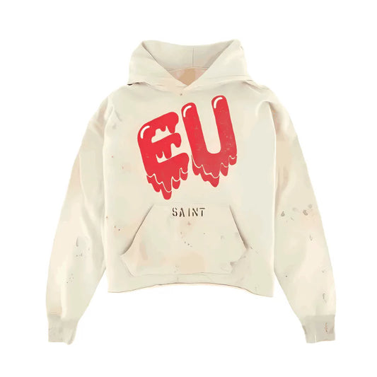 Beige Saint Mxxxxxx Emotionally Hoodie