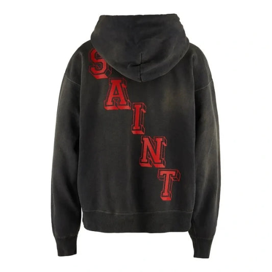 Saint Mxxxxxx Angel Black Hoodie