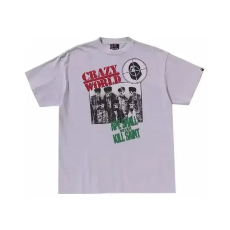 Gray BAPE x Saint Mx Speech Tee