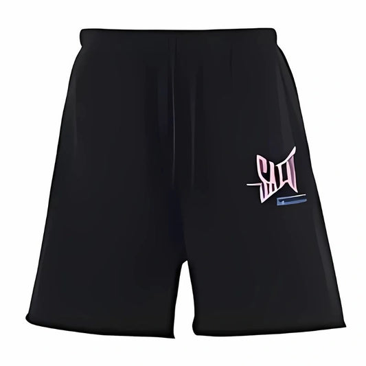 Pink Saint Logo Shorts