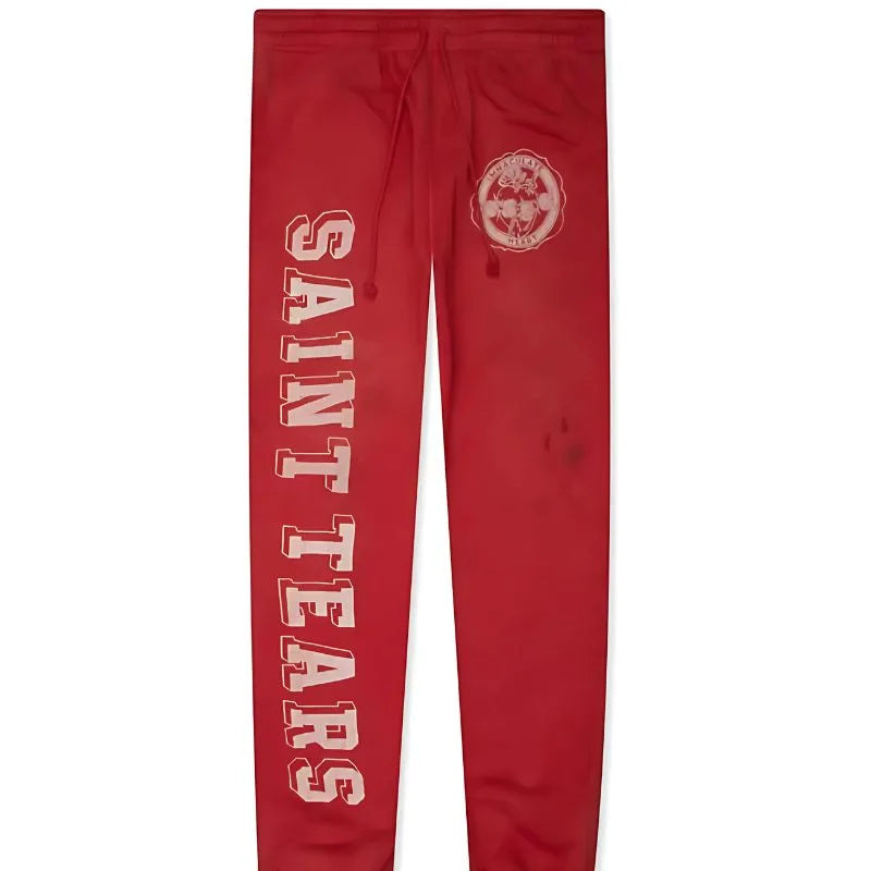 Red Denim Tears Sweatpants