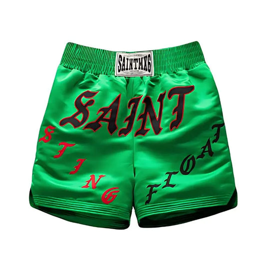 Saint Black/Green Shorts