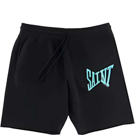 Saint Blue Logo Shorts