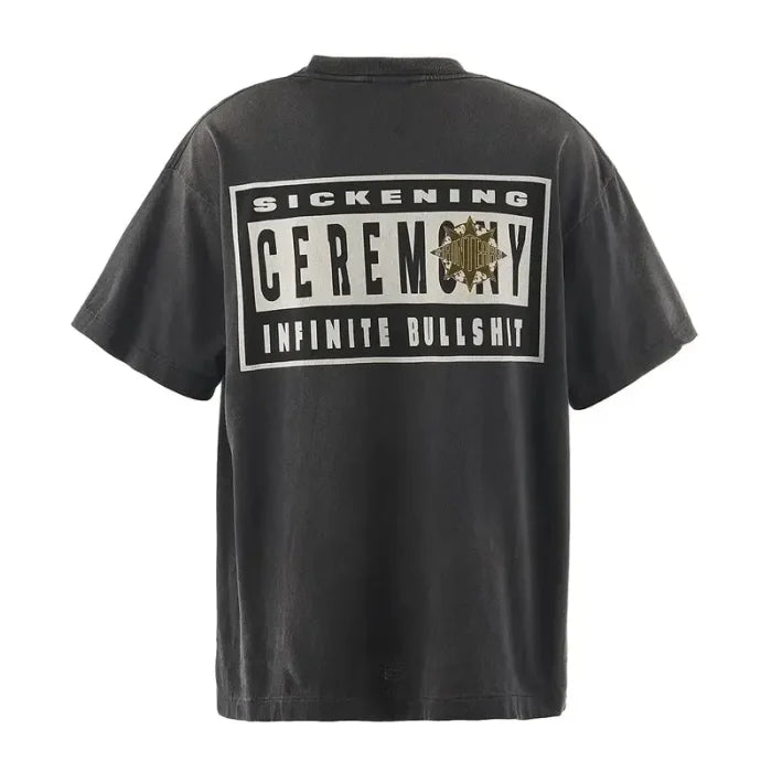 Black Denim Tears X Saint Michael T shirt