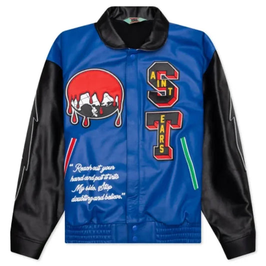 Denim Tears Holy Grail Varsity Saint Tears Jacket