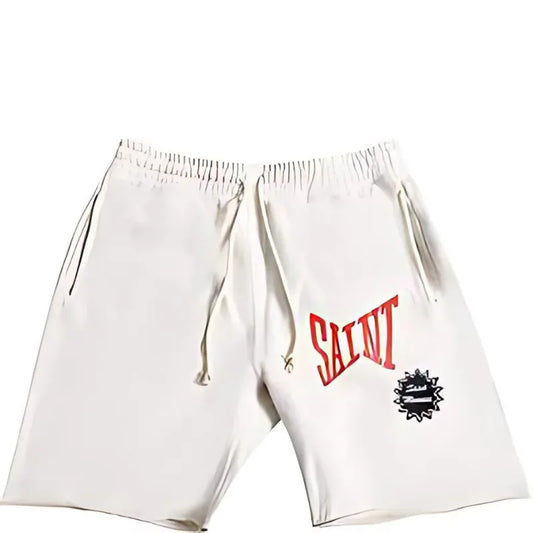 Saint White/Red Shorts