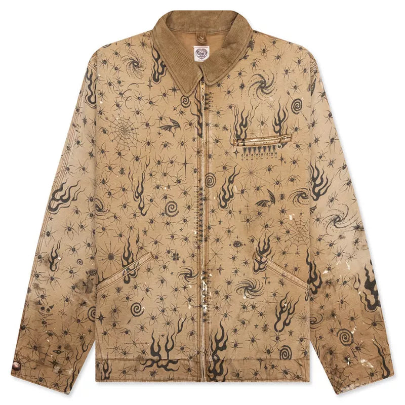 Saint Michael Saint Michael X Dr. Woo Mx6 Detroit Jacket – Beige