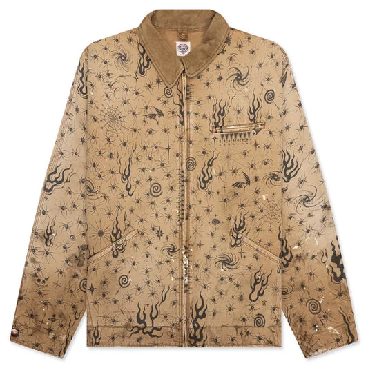 Saint Michael Saint Michael X Dr. Woo Mx6 Detroit Jacket – Beige